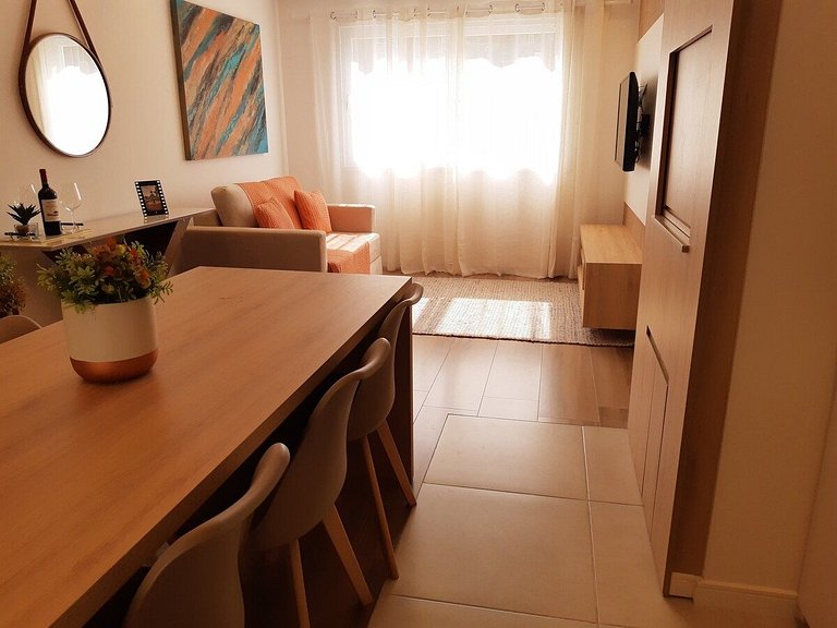 Apto decorado e aconchegante By Cia da Temporada