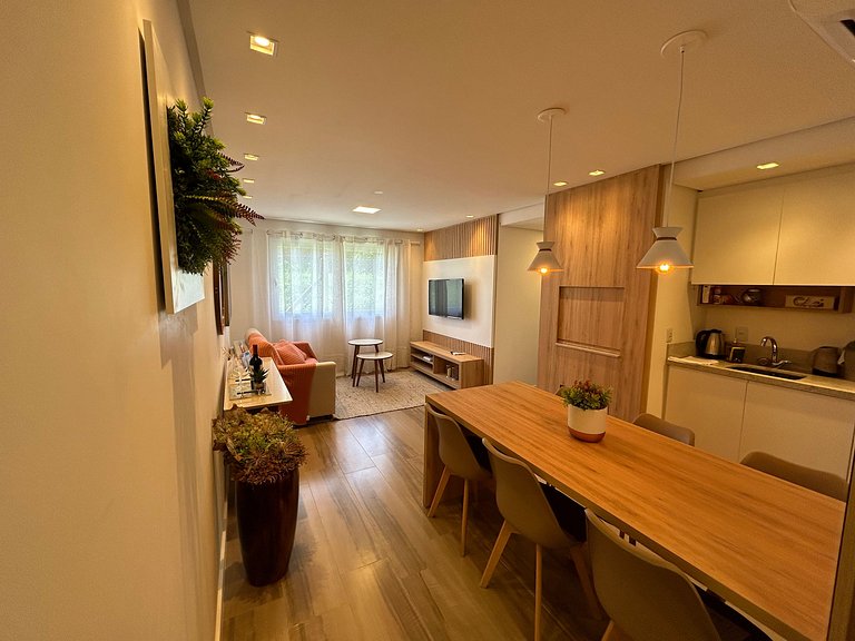 Apto decorado e aconchegante em Gramado