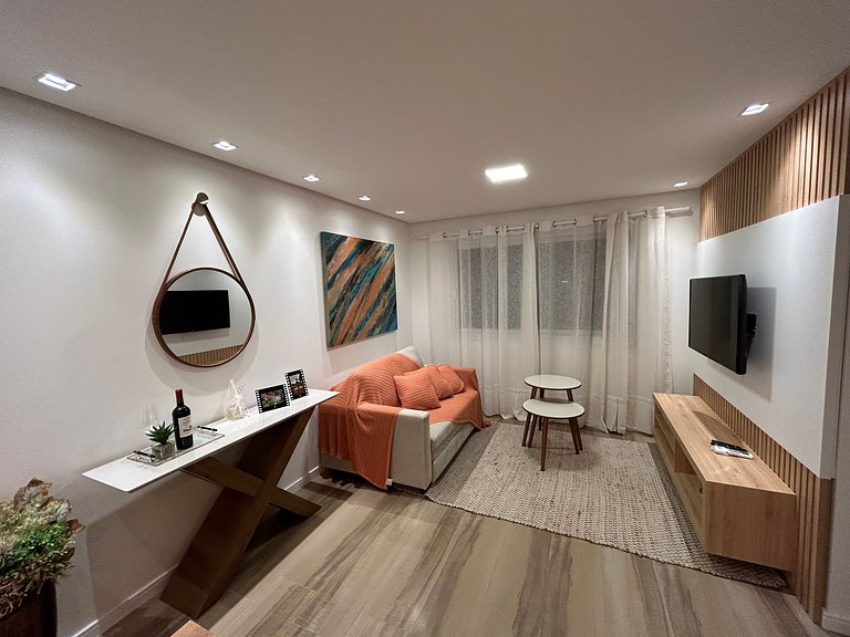 Apto decorado e aconchegante em Gramado