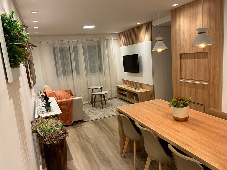 Apto decorado e aconchegante em Gramado