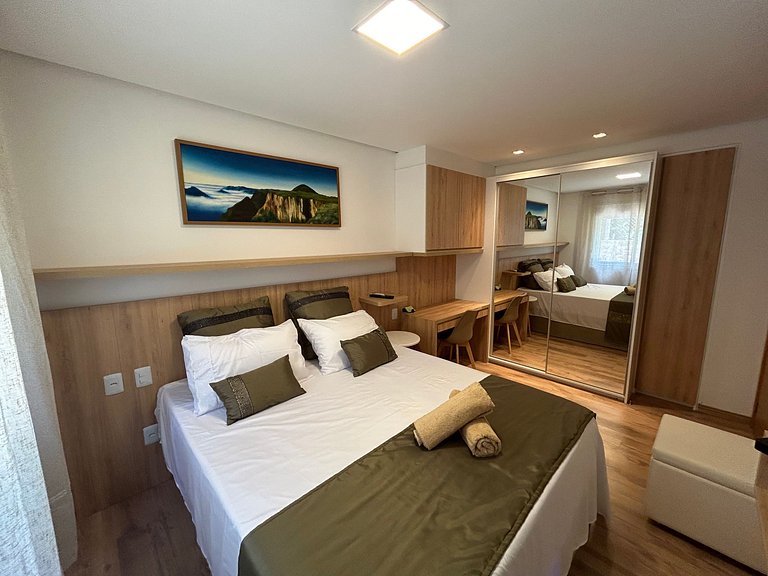 Apto decorado e aconchegante em Gramado