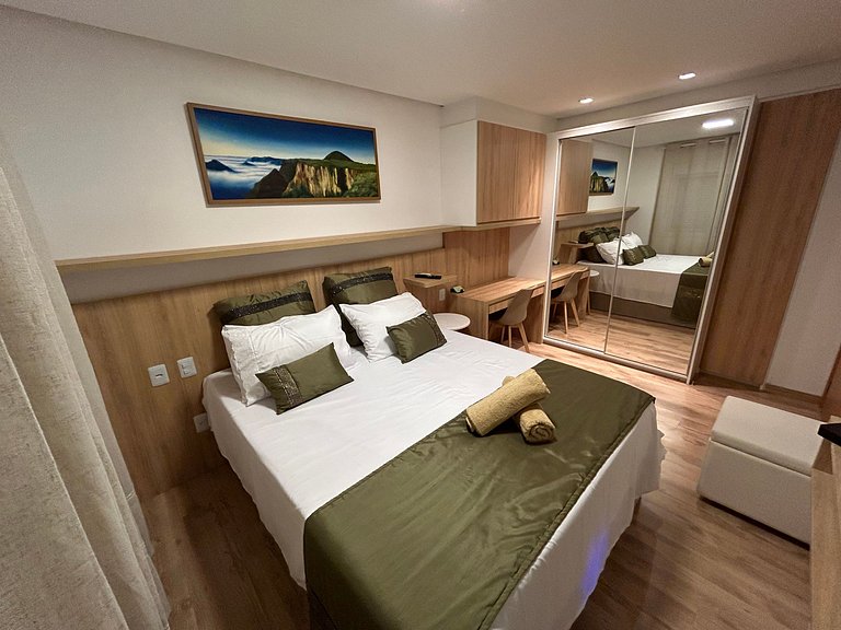 Apto decorado e aconchegante em Gramado