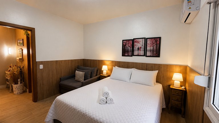 Apê Centro Canela 6 Hóspedes 2 Min da Catedral